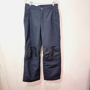 Lands End Womens Squall Waterproof Insulated Snow Pants Size S 6-8 Black Ski